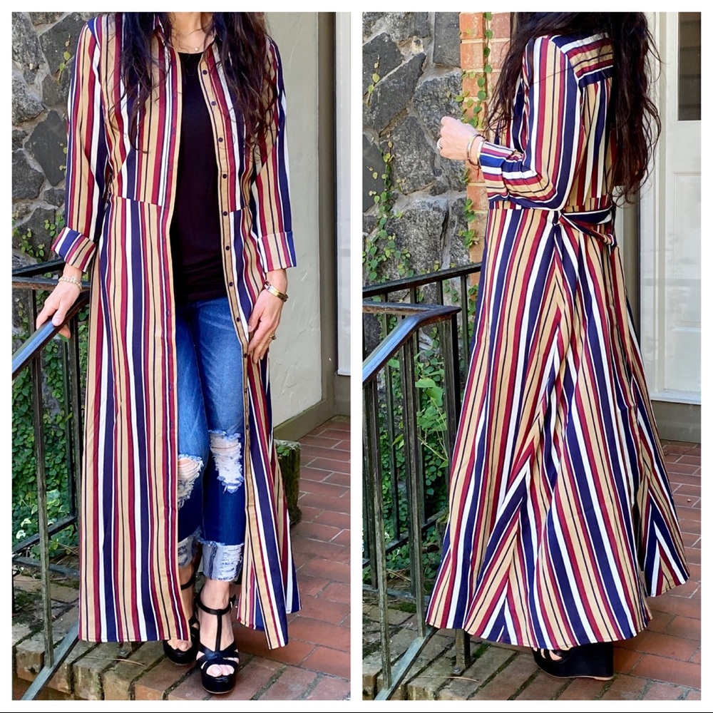 Boho Chic Gorgeous open Shirt duster Dress - Picture 4 of 13